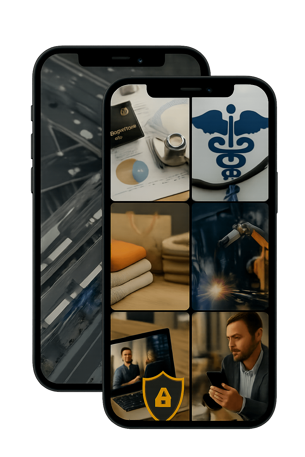 industries dual mobile mockup