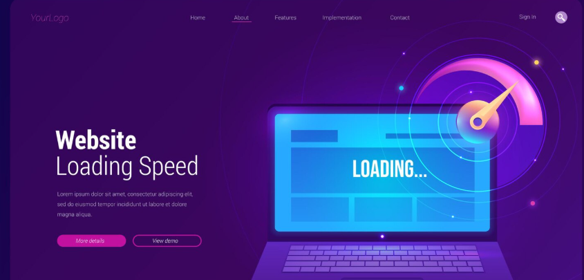 Website loading speed